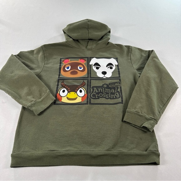 Nintendo Other - Animal Crossing Hoodie Youth Size 10/12 Licensed Nintendo Sweatshirt EUC
